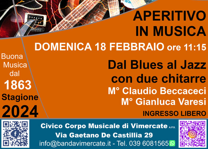 Aperitivo in musica di Febbraio 2024