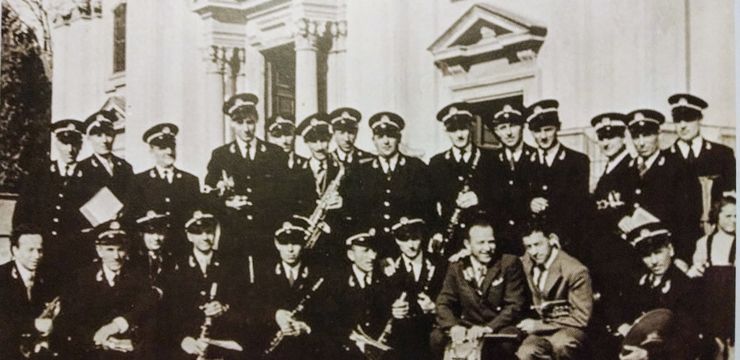 La banda nel 1950