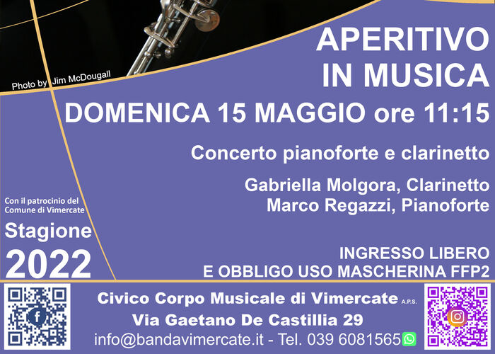 Aperitivo in musica di maggio 2022