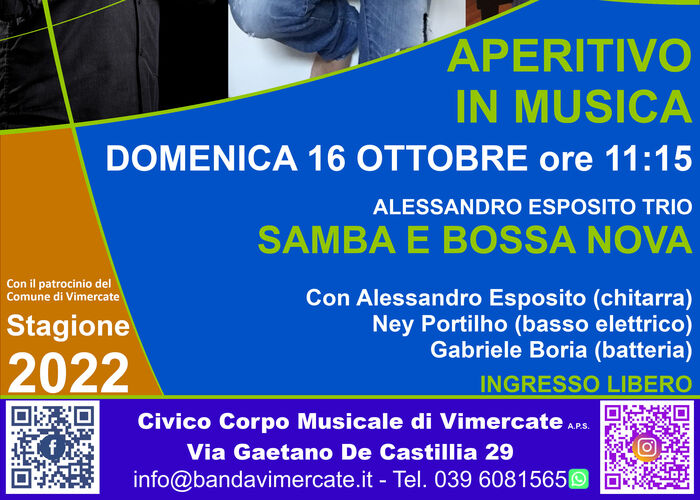 Aperitivo in musica di ottobre 2022