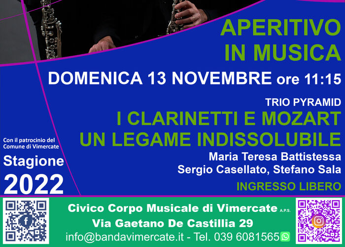 Aperitivo in musica di novembre 2022
